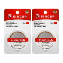 Singer Instant Hem Tape 5 yd x 3/4 in Clear, 2 Pack