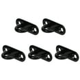 thumbnail image 1 of Ceiling Hook Eye Pad, Black Perforated Baking Paint Pad Eye Plate Rust Proof  For Ceiling Fan 5mm/0.20in, 1 of 8