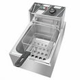thumbnail image 4 of ColorJoy Electric Deep Fryer with Basket 6.3QT/6L 2500W MAX Countertop Deep Fryer Commercial Large TankStainless Steel French Fries Fryer Restaura, 4 of 4
