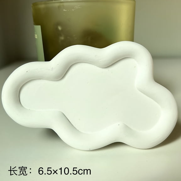 ACDANC Cloud Shape Jewelry Tray Trinket Dish Decorative Jewelry Plate Holder Key Tray
