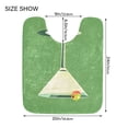 thumbnail image 5 of Yayeee Bath Rug for Bathroom Floor Non Slip Rectangle Fluffy Soft Absorbent Mat, 16"x24", Green Lemon Juice, 5 of 7