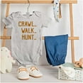 thumbnail image 3 of Crawl Walk Hunt Hunting Life Romper Boys or Girls Infant Baby Brisco Brands 6M, 3 of 6