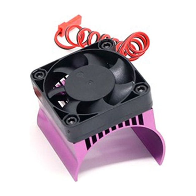 pitrice Cooling Fan High Speed Model Climbing Car RC Radiator Mountings Replaced Accessory Models Cars Interior Repairing Black Purple