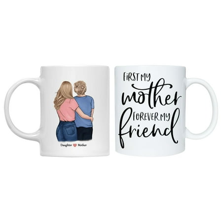 

Mother and Daughters forever Linked Together Commemorative Mug Gift