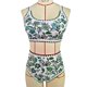 thumbnail image 5 of Traje de baño de 2 piezas para mujer, trajes de baño para mujer, traje de baño de 2 piezas con estampado de bikini para mujer, traje de baño de cintura alta con estampado floral, traje de baño para mu, 5 of 5