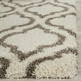 thumbnail image 3 of SAFAVIEH Hudson Louise Geometric Shag Area Rug, Ivory/Beige, 9' x 12', 3 of 7