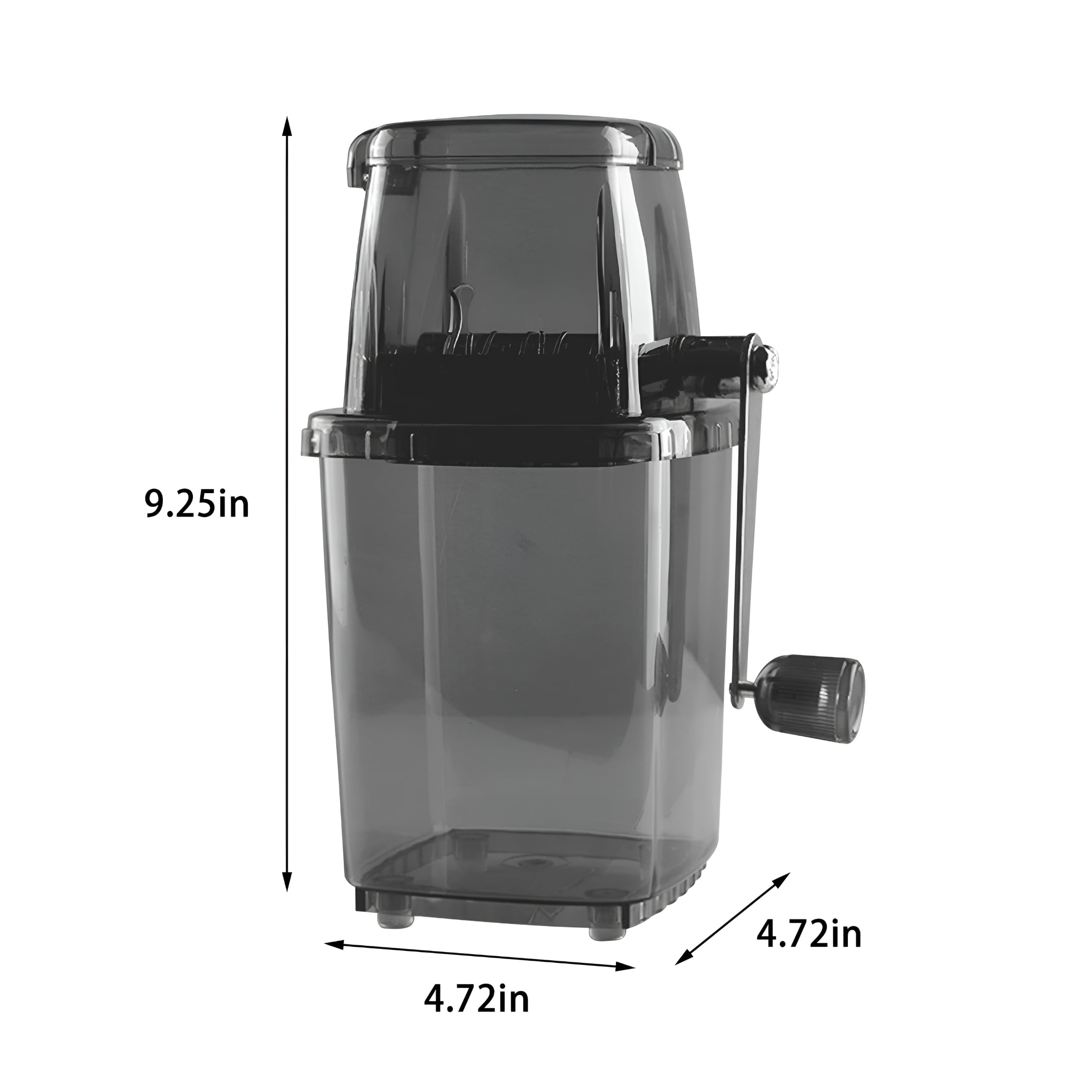 ACDANC Hand Crank Ice Crusher,Ice Shaver for Coarse or Fine Ice,Portable Ice Crusher for Drinks,Snow Cones,Slushies,Mini Ice Machine for Home Bar and Party