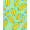 Yellow, Pattern 4, variant on ODIKA 5x7 Machine Washable Non-Slip Area Rug, Vintage Starburst Atomic Retro High Traffic Rug, Blue, 458004