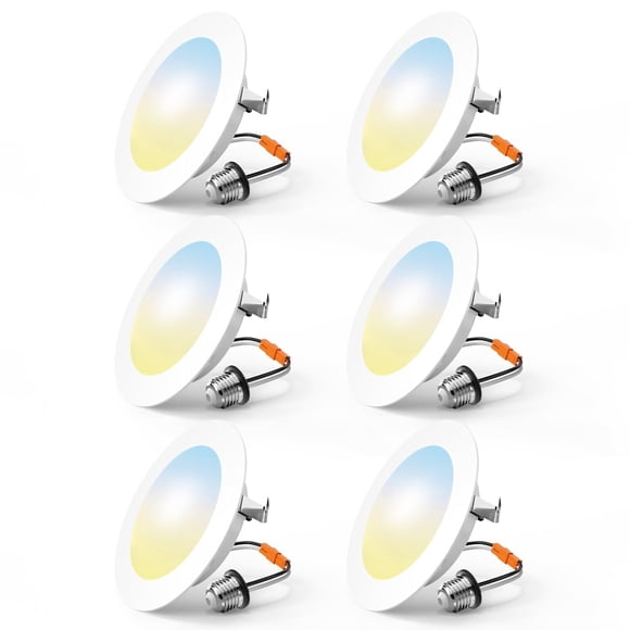 Luminaria empotrable FREELICHT LED retrofit regulable de 7 W, 700 lm, paquete de 6