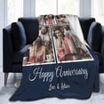 thumbnail image 5 of Customized Blankets with Photos Personalized Picture Collage Throw Blanket Soft Using My Own Photo Custom Personalized Christmas Warm Gifts for Women Men Family Friends, 5 of 6