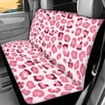 thumbnail image 2 of Psesaysky Pink Leopard Theme, Non-Slip Replacement Set of 2 Waterproof All Weather Bench Back Seat Cover for Automotive Interior, 2 of 7