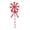 Christmas hanging ornaments #851, variant on 3D Peppermint Lollipop Christmas Tree Picks Artificial Candy Cane Swirl Stakes with Bow for Holiday Party Home Scene Decor