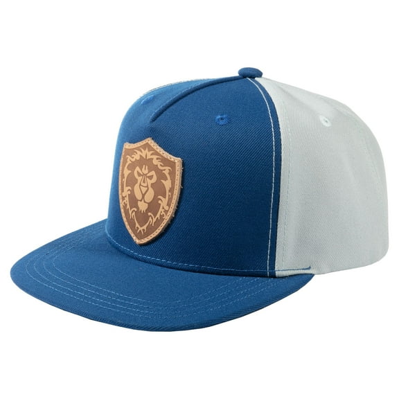 World of Warcraft Alliance Leather Emblem Snapback Hat