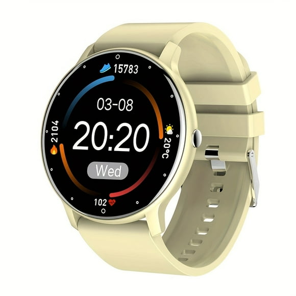 Smartwatch with Calling, Fitness Tracking & AI Voice Control for iPhone & Android