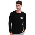 thumbnail image 6 of Tstars Mens Irish Shamrock Pocket Size Clover Gifts for Irish St Patricks Day Cool Shirts Gift for Him Irish Shirt Pride Proud Irish Long Sleeve T Shirt, 6 of 6