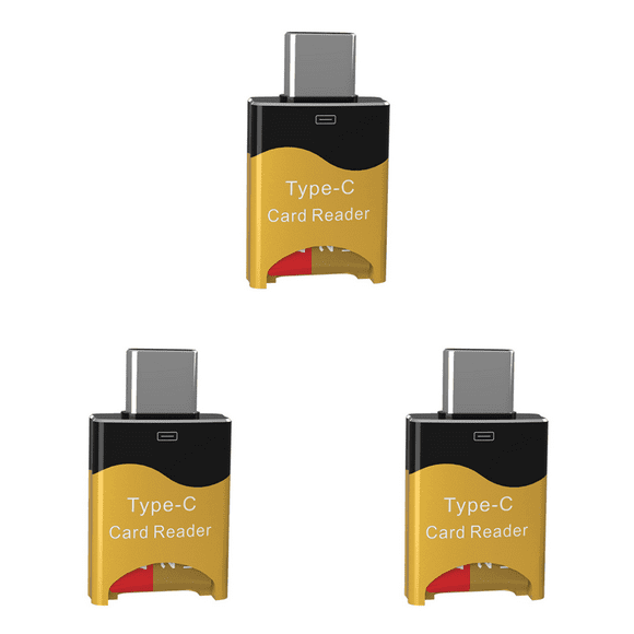 Peggybuy Type-C Card Reader Flash Drive Mini Micro SD Card Reader for iPad Macbook