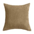 thumbnail image 1 of Funda de almohada 45 x 45 cm para sofá cama de salón, decoración del hogar, cuadrada, de pana suave, 1 of 3