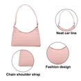 thumbnail image 3 of Women's Crossbody Bag Faux leather One Shoulder Bag Stone pattern hold bag - pink, 3 of 6