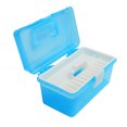 thumbnail image 2 of Caja de lápices Caja de almacenamiento de mesa multifuncional con tapa de tinte contra salpicaduras para el hogar y la oficina (1 PAQUETE), azul Fason HMYH427, 2 of 5