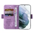 thumbnail image 6 of for Samsung Galaxy S22 Ultra Wallet Case,PU Leather Magnetic Flip Strap Wrist Phone Cover with RFID Block Card Holder for Samsung Galaxy S22 Ultra,Purple, 6 of 8
