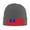 Deep Heather, variant on Samoan Flag Beanie Hat Knit Hat Skull Cap for Men Women Winter Hat Gray