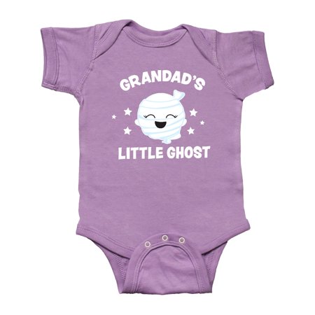 

Inktastic Cute Grandad s Little Ghost with Stars Gift Baby Girl Bodysuit