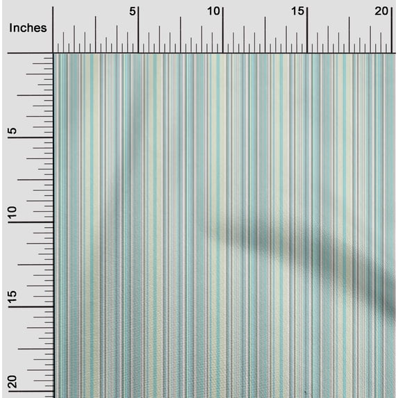 oneOone Silk Tabby Fabric Multicolor Stripe Printed Craft Fabric BTY 42 Inch Wide