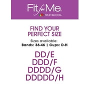 Fit for Me by Fruit of the Loom Womens Unlined Underwire Bra, Style FT967, Sizes 38D to 42H