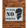 thumbnail image 2 of No Mask No Service Stencil, 2 of 2