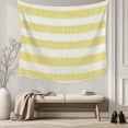 thumbnail image 5 of Yellow Striped Large Tapestry for Bedroom Wall Hanging Tapestry, Farmhouse Vintage Stripes Ceiling Backdrop Tapestries Poster Blanket Wall Decor for Teens Room Living Room Dorm 86" x 104", 5 of 8