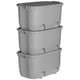 thumbnail image 1 of Set de 3 Cajas Organizadoras AGBOX con Ruedas | 3 Niveles, 52 L | Almacenamiento Práctico y Movible en Color Gris | Ideal para Hogar y Oficina, 1 of 5