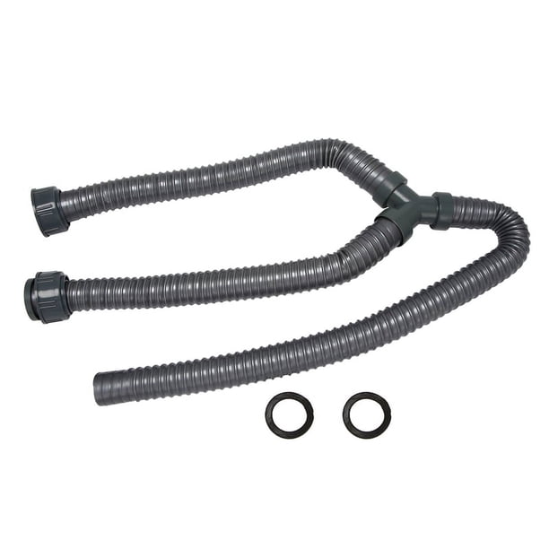 3.3Ft Lavadora PVC Y Shaped Drain Discharge Manguera Pipe Connector