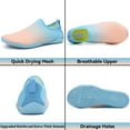 thumbnail image 4 of Stepedia Mens Womens Non Slip Water Shoes Aqua Shoes Quick Dry Beach Swim Shoes Pink Blue, 4 of 6