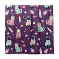 thumbnail image 2 of Yayeee Shower Curtain with Hooks 72"x72" Waterproof Fabric Bathroom Hanging Decor, Purple Space Cat Pattern, 2 of 5