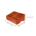 thumbnail image 2 of CIMAXIC 2Pcs Wooden Cell Phone Organizer for Classroom and Office Desktop Use, 2 of 8