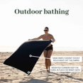 thumbnail image 4 of Magnet Towel, Outdoor Magnetic Bath Towel - Oversized 30"x75" Quick-Dry, Sand-Resistant, Super Absorbent Microfiber Towel with Magnetic Closure for Beach, Pool, Travel, Gym & Camping (Green), 4 of 7