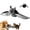 1, variant on Flying Bat Dog Toy, Flapping Wings Electric Teasing Pet Toy, Interactive Chirping Flyings Bats with Flapping Wings, Cute pet Toy for Indoor Play