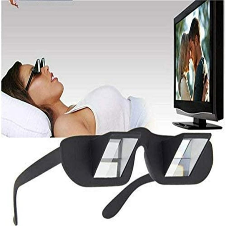 Buy BIGXEN Lazy Glasses Bed Prism Glasses Lazy Spectacles Horizontal Glasses  High Definition Glasses Prism Periscope Lie Down Eyeglasses for Reading and  Watch TV in Bed Unisex at