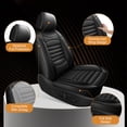 thumbnail image 3 of Car Seat Covers Full Set Fit for Acura MDX 2004-2025,Waterproof Stain-resistant Leather Heavy-Duty Car Seat Covers Protector Black,Full Set(2 Row 5 Seats), 3 of 12