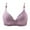 Purple, variant on Odeerbi Seamless Bras for Women 2025 No Underwire Printing Gathered Together Daily Underwear No Rims Gray