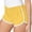 Yellow, variant on Lounge Shorts Women, Audhol Women's 2024 Hot Shorts Solid Color 2 Set Hot Shorts Low Waist Slimming Versatile Comfortable Showing Long Legs Beach Yoga Sports Shorts Womens Lounge Shorts Army Green L