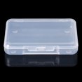 thumbnail image 5 of HannLk Rectangular Plastic Clear Transparent Storage Box Collection Container Organizer, 5 of 16