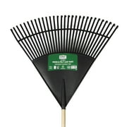 Expert Gardener 30-inch Wood and Poly Leaf Rake