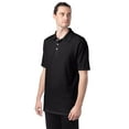 thumbnail image 4 of Hanes X-Temp Men's Performance Polo Shirt with Odor Control Black 3XL, 4 of 4