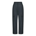 thumbnail image 4 of Fiaer,Womens Cargo Baggy Pants with Multiple Pockets,Women's Plus Size Casual Trendy Straight Legging Trousers,Ladies Hiking Running Joggers Grey XXL, 4 of 6