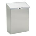 thumbnail image 2 of Hospital Specialty Stainless Steel Sanitary Napkin Receptacle, 11" x 8" x 4", Silver, 2 of 2