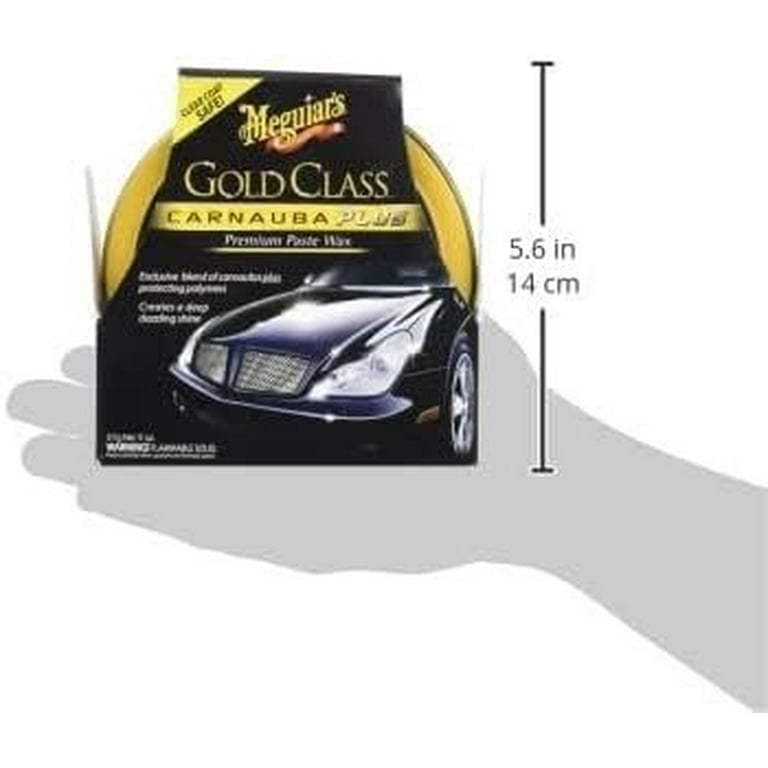 Meguiar's G7014J Gold Class Carnauba Plus Paste Wax - Strong, Long