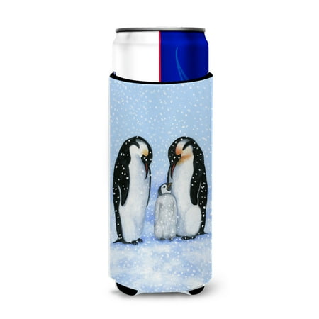 

Carolines Treasures BDBA0427MUK Penguin Family by Daphne Baxter Ultra Beverage Insulators for slim cans Slim Can