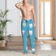 thumbnail image 2 of Fotbe Cute Healthy Teeth Pantalones de Pijama para Hombre, Pantalones de Dormir, Pantalones de Casa con Cintura Ajustable y Bolsillos-3X-Large, 2 of 6