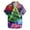 #11, variant on Mens Christmas Hawaiian Shirt Casual Button Down Shirts Funny Santa Claus Printed Blouse Short Sleeve Pullover Christmas Tree Sweatshirt Xmas Party Holiday Shirt Festive Santa Tops, S-5XL